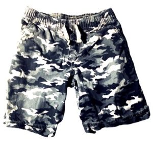 Circo Boys Shorts 5T Camo Cotton Camouflage Elastic Waist Pockets Pull Up